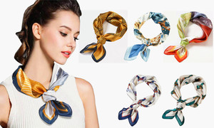 Elegant Look Square Satin Scarf 9474