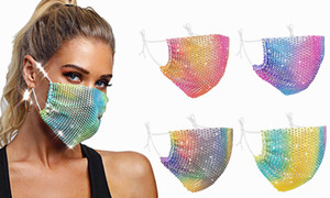 Gradient Rhinestone Light weight summer mask
