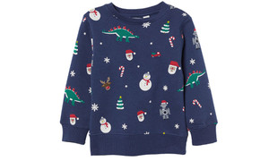Children's Christmas cartoon cotton sweater-la