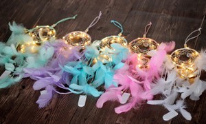 Dreamcatcher Beautiful Handmade Hanging Ornament (a Good Gift)  Small Size Cute Home Wall Decoration-la  9705 