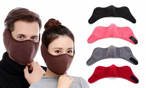 2in1 Fleece Thermal Ear Muffs and Mask 