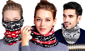 2in1 Christmas Winter warm earmuffs and face cover