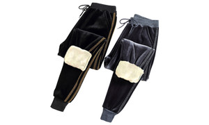 Velvet Extra warm Trousers with soft fleece