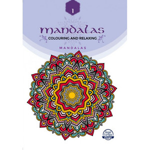 MANDALAS A4 colouring book Pattern  collection
