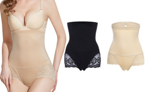 Women's Seamless High Waist Curves  Panties-1078la