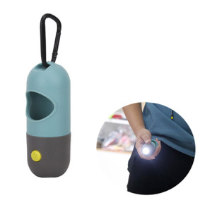 LED Flashlight Dog Poo Bag Holder1102