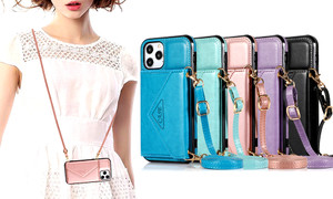 Crossbody Mobile Phone PU leather case bag 1014