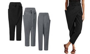 2305  NEW Irregular cropped trousers  LA   6763