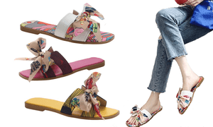 NEW-Summer Fashion Sandals Shoes Women Bow Summer Sandals Slipper Indoor Outdoor Flip-flops Beach Shoes Female Slippers 5008