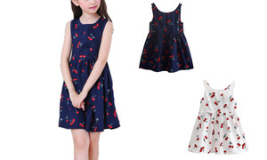 NEW- Girls  Dresses , Sleeveless Crew Neck 5088-LA