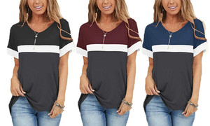 NEW-Women's Round Neck T-Shirt 1068