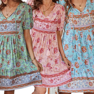 Flora print cami maxi dress-1071la