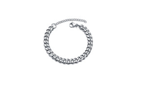 New-Cuban Chain Men Bracelet Classic Stainless Steel Width Chain Bracelet-LA