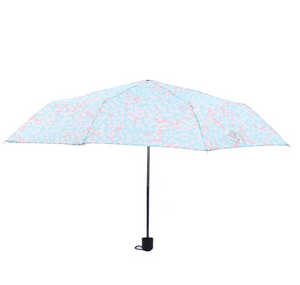 BRA-Couple color umbrella outdoor fan portable color random hair