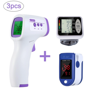 BRA-Infrared Thermometer + Digital Oximeter + Pressure Gauge Kit