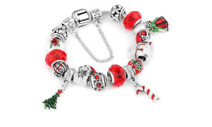 Christmas tree pendant Christmas Charm Bracelets02 -LA 9832