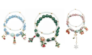 Christmas tree pendant Christmas Charm Bracelets 03 -LA