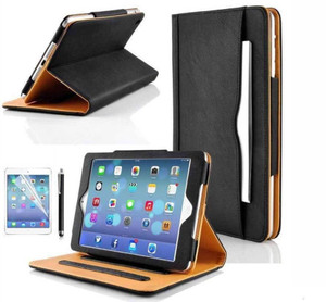 Luxury Magnetic Leather Look Wallet Smart Flip Case Cover For  iPad mini