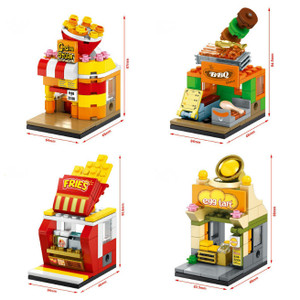 NEW-DIY City Series Street Scene Buildings Shops0205