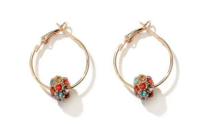 NEW-One  Pairs Multicoloured Earrings 0229-LA