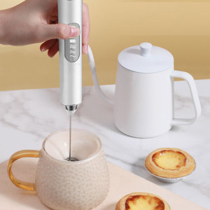 NEW-Electric household small egg beater automatic cream whipper coffee stirring stick-0283