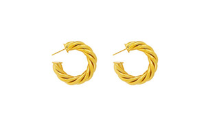 NEW Twist earrings statement earrings 0306 LA