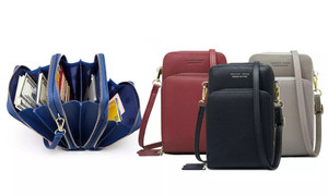 One or Two Women's Six-Compartment Crossbody Bags 3223