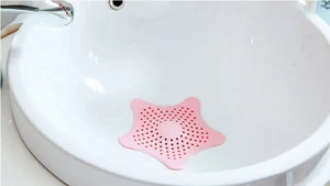 A pair of Silicone Sink Shower Drain Covers-la