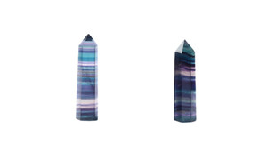 NEW Natural colorful fluorite crystal column 0253 LA