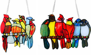 NEW Four or Six Birds Acrylic Bird Decorative Ornament