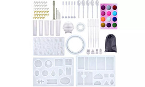 94 set of DIY Silicone Resin Casting Molds Kit