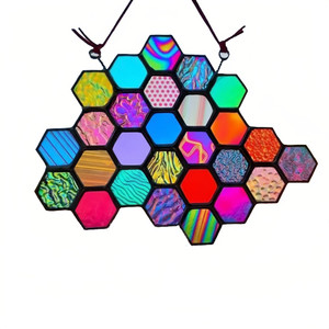 NEW Color Honeycomb Window Ornament Acrylic 0263 LA