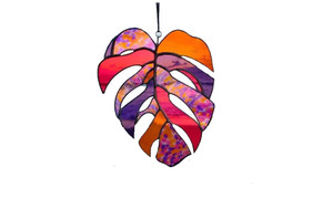 NEW Colored leaves window hangings Acrylic 0265 LA