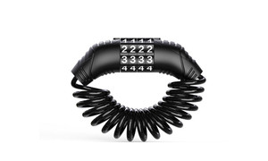 NEW Portable Bike Helmet Security Code Cable Lock 0279 LA