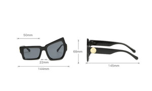 NEW Raising eyebrows funny sunglasses irregular size eye sunglasses 0286 