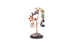 NEW Natural Stone Fortune Tree Decorative Ornament Crafts 0296 