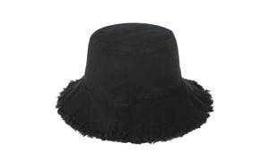 NEW Bucket hat solid color raw edge bucket hat summer outdoor foldable basin hat 5003 