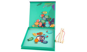 NEW Early education wooden multi-function magnetic fishing children's enlightenment English spelling word alphabet toy 5102 