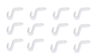 NEW  12cps home hanger connection hook creative stackable storage plastic hanger hook 5122 LA