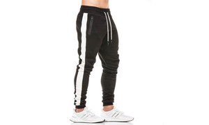 2306  NEW Sports trousers autumn color matching straight outdoor running training fitness pants - 6771
