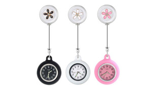 NEW Nurse watch pocket watch doctor watch watch retractable nurse cartoon children's watch chest watch  5258