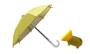 NEW  1pc Cute Phone Holder with Sun Umbrella, Outdoor Sun Umbrella Phone Holder, Durable Phone Suction Cup Holder for Outdoor Travel 5334