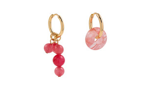 NEW   A pair of asymmetrical earrings simple and cute earrings earrings 5379