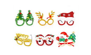 NEW 6pcs Christmas Ornament Glasses Set  5402