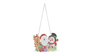 NEW DIY stick drill door plate Christmas wall hanging acrylic craft door pendant decoration  5405