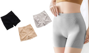 2306 NEW 3pcs [Combination] 3D honeycomb mid-waist safety pants summer women's boxer underwear seamless leggings -la 5480