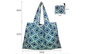 NEW  3pcs Printed large shopping bag Oxford cloth bag Foldable gift bag portable  5484