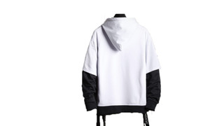 NEW Men's Colorblock Hooded Pullover Sweatshirt 0397