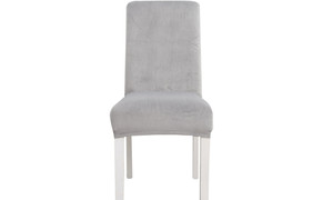 NEW 2pcs Simple super soft high elasticity thickened fox velvet half chair cover chair cover 5590