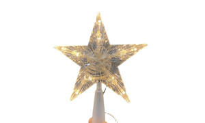 NEW Christmas tree led luminous stars overhead lights 5591